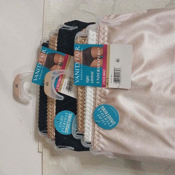 Vanity Fair Radiant Collection NWT Light Control Undershapers 6 Pair Briefs 4X - Picture 7 of 8